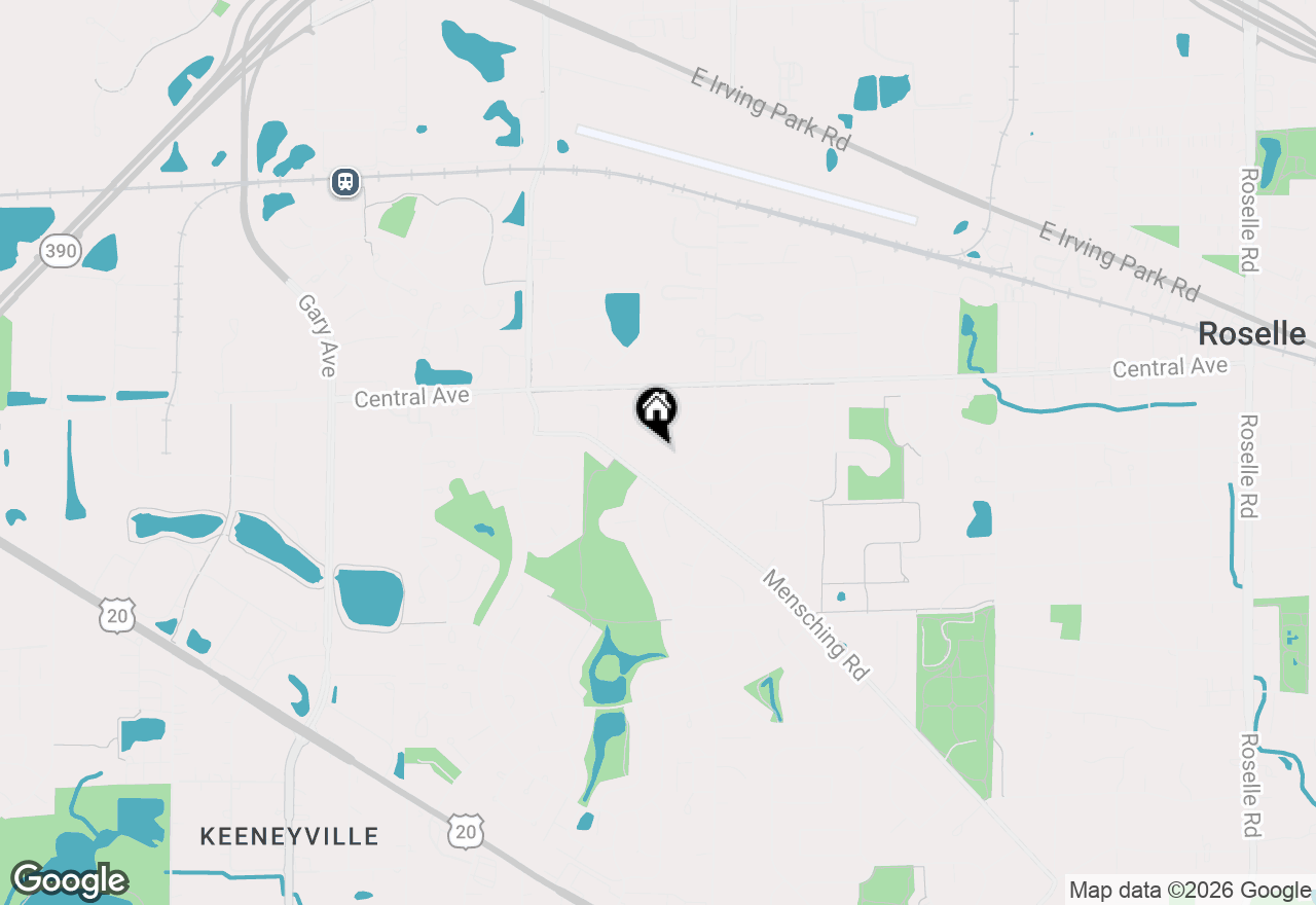 Map of 985 Brower Drive, Roselle, IL 60172