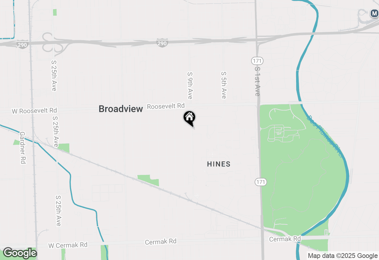 Map of 2320 S 9th Avenue, Broadview, IL 60155