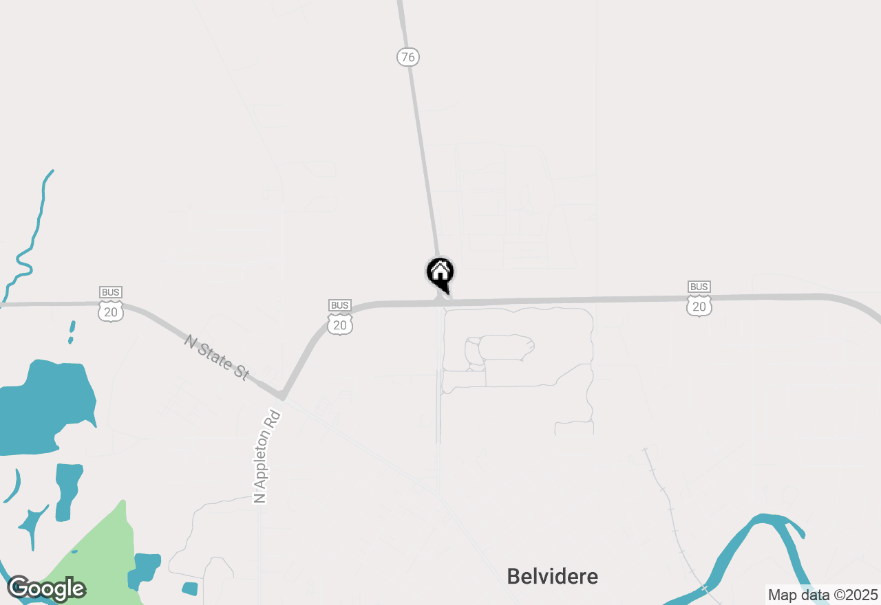 Map of 9762 Il Route 76, Belvidere, IL 61008