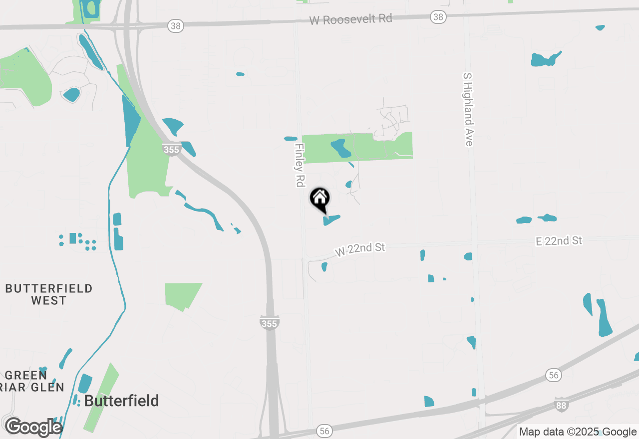 Map of 2005 S Finley Road #306, Lombard, IL 60148