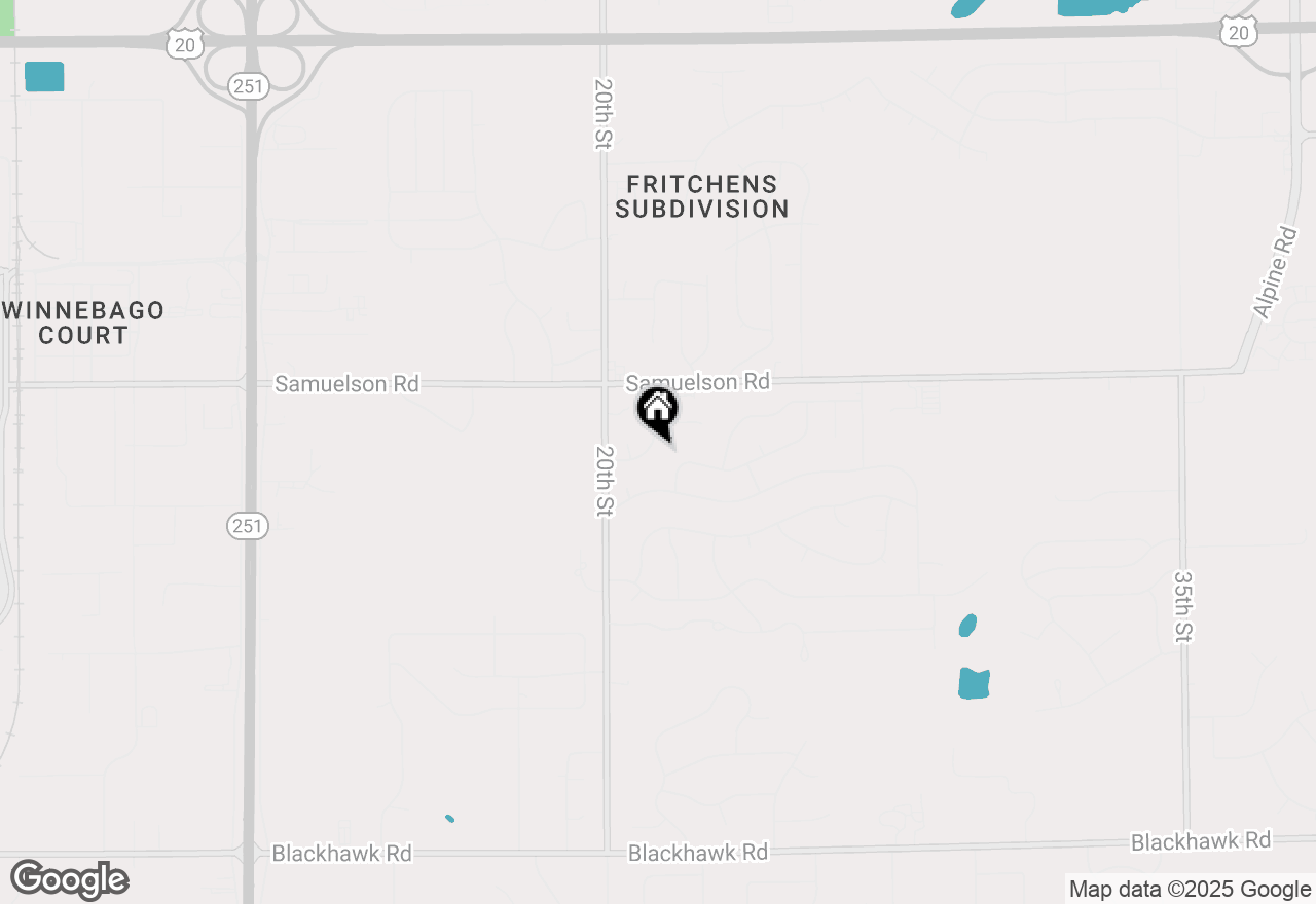 Map of 5204 Windrush Drive, Rockford, IL 61109