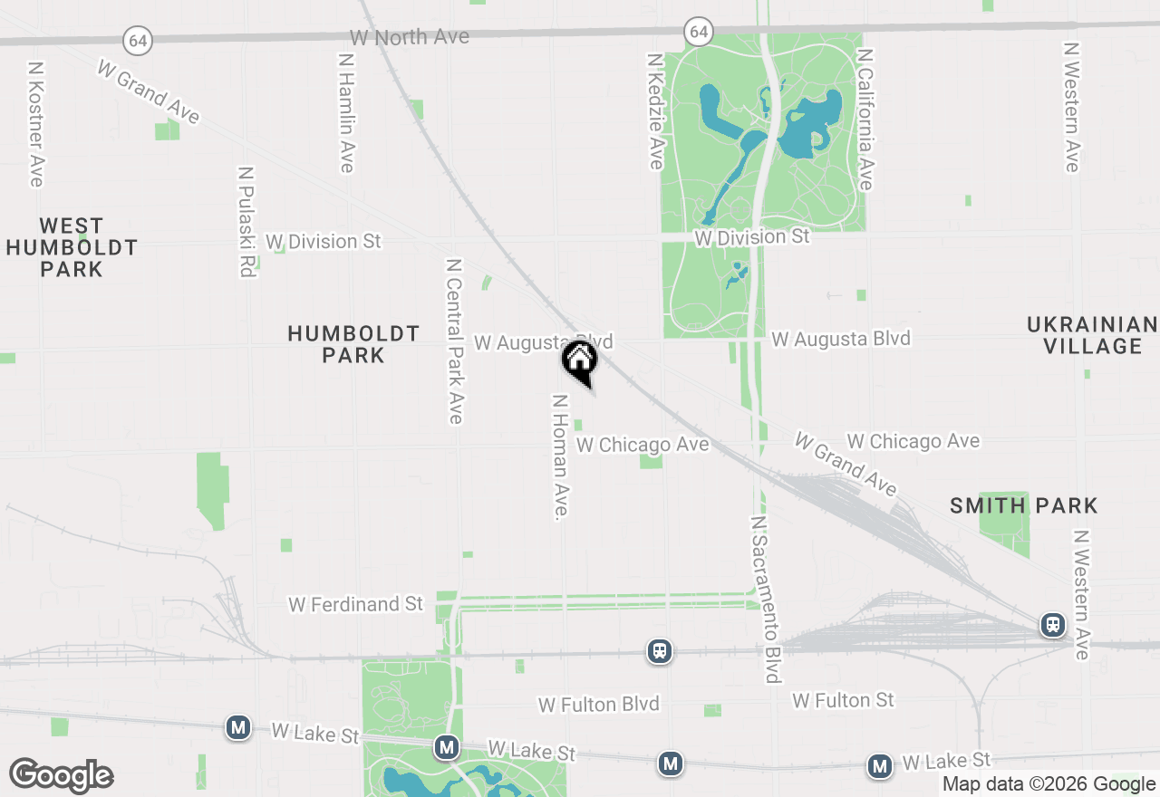 Map of 3341 W Iowa Street, Chicago, IL 60651