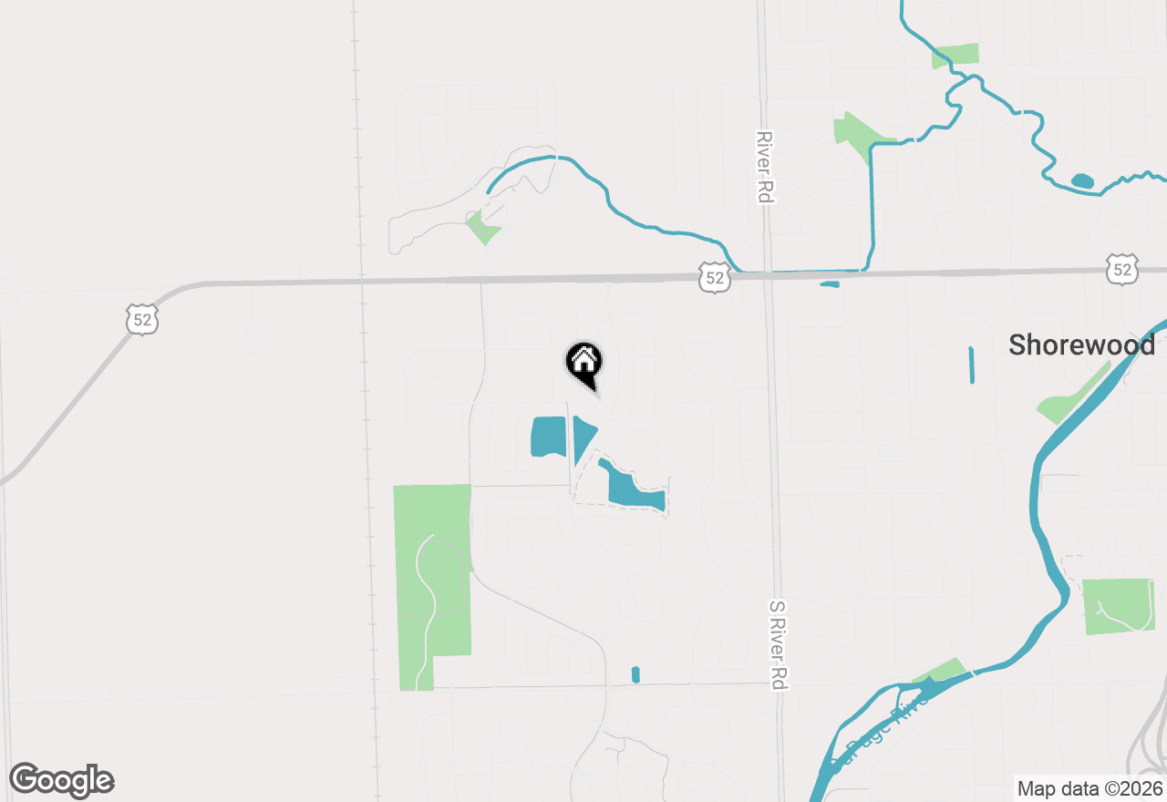 Map of (Address confidential), Shorewood, Illinois 60404