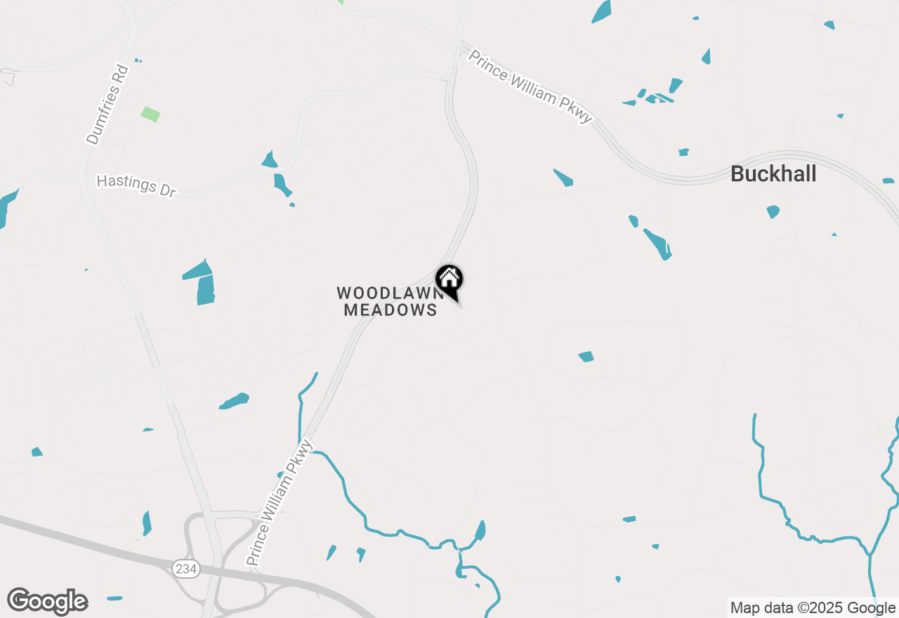 Map of 8381 Mineral Springs Drive, Manassas, VA 20112