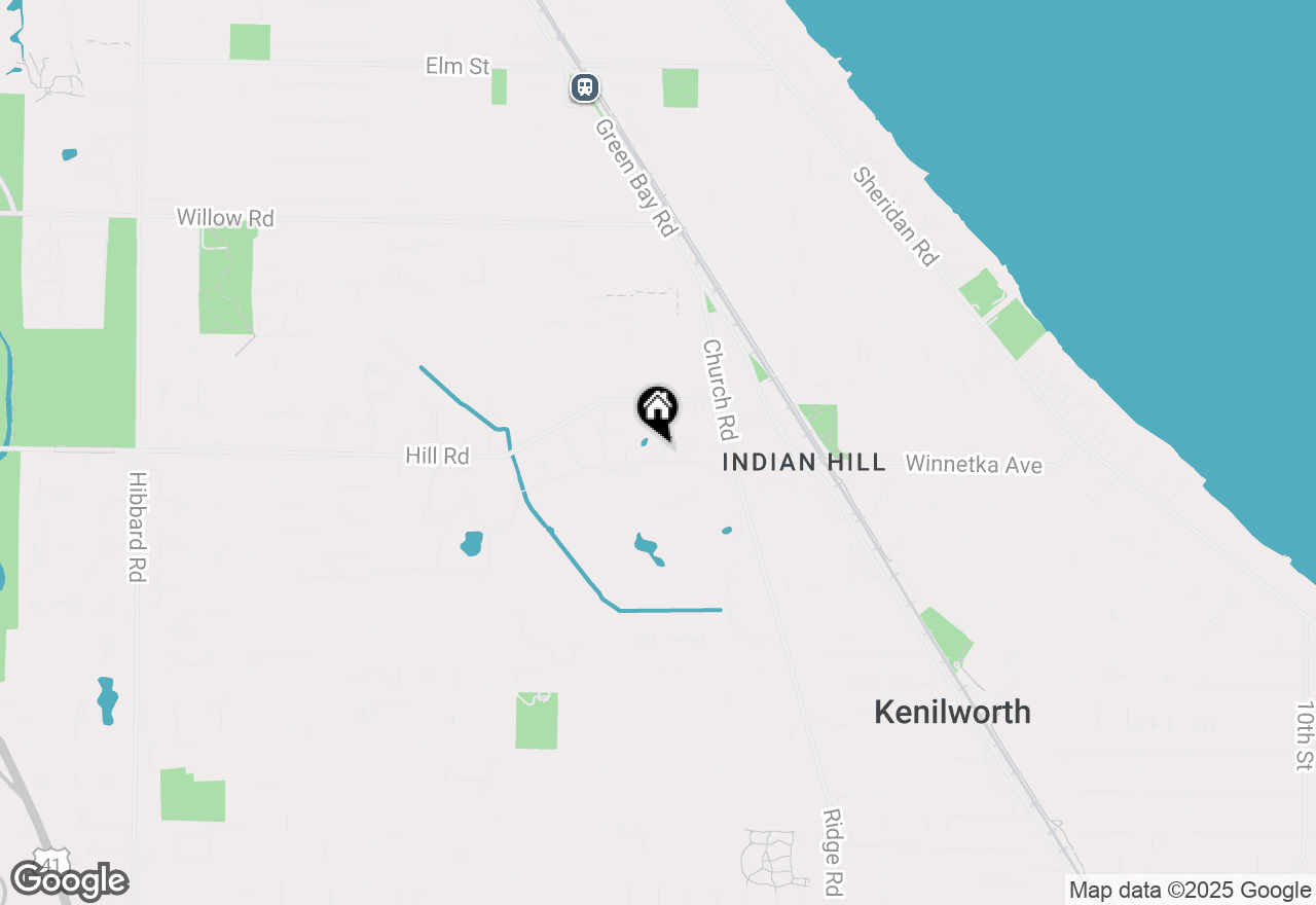 Map of 7 Indian Hill Road, Winnetka, IL 60093