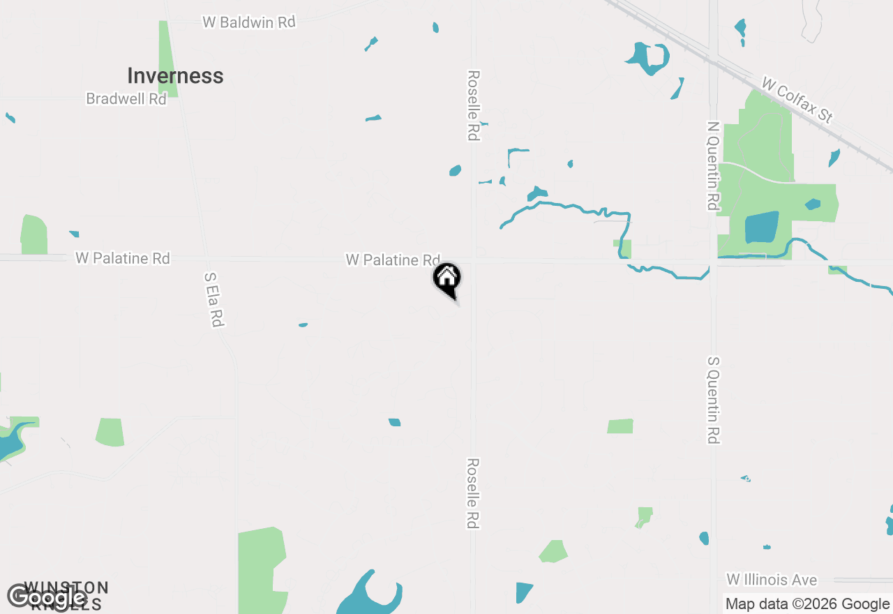 Map of 132 Halkirk Circle, Inverness, IL 60067