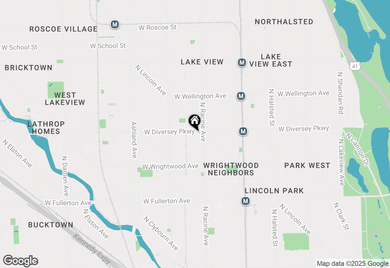 Map of 2756 N Magnolia Avenue #PH, Chicago, IL 60614
