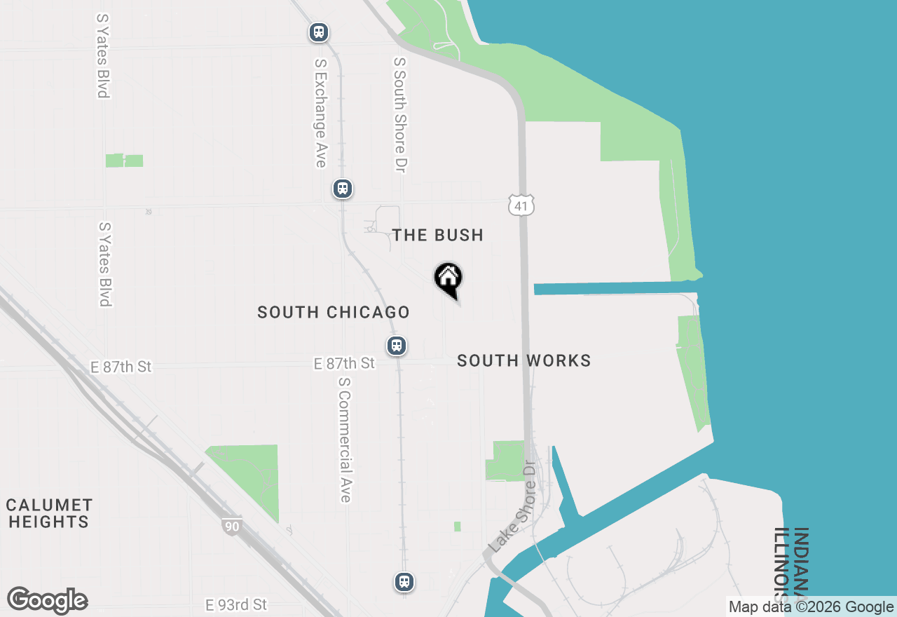 Map of 8543 S Burley Avenue, Chicago, IL 60617