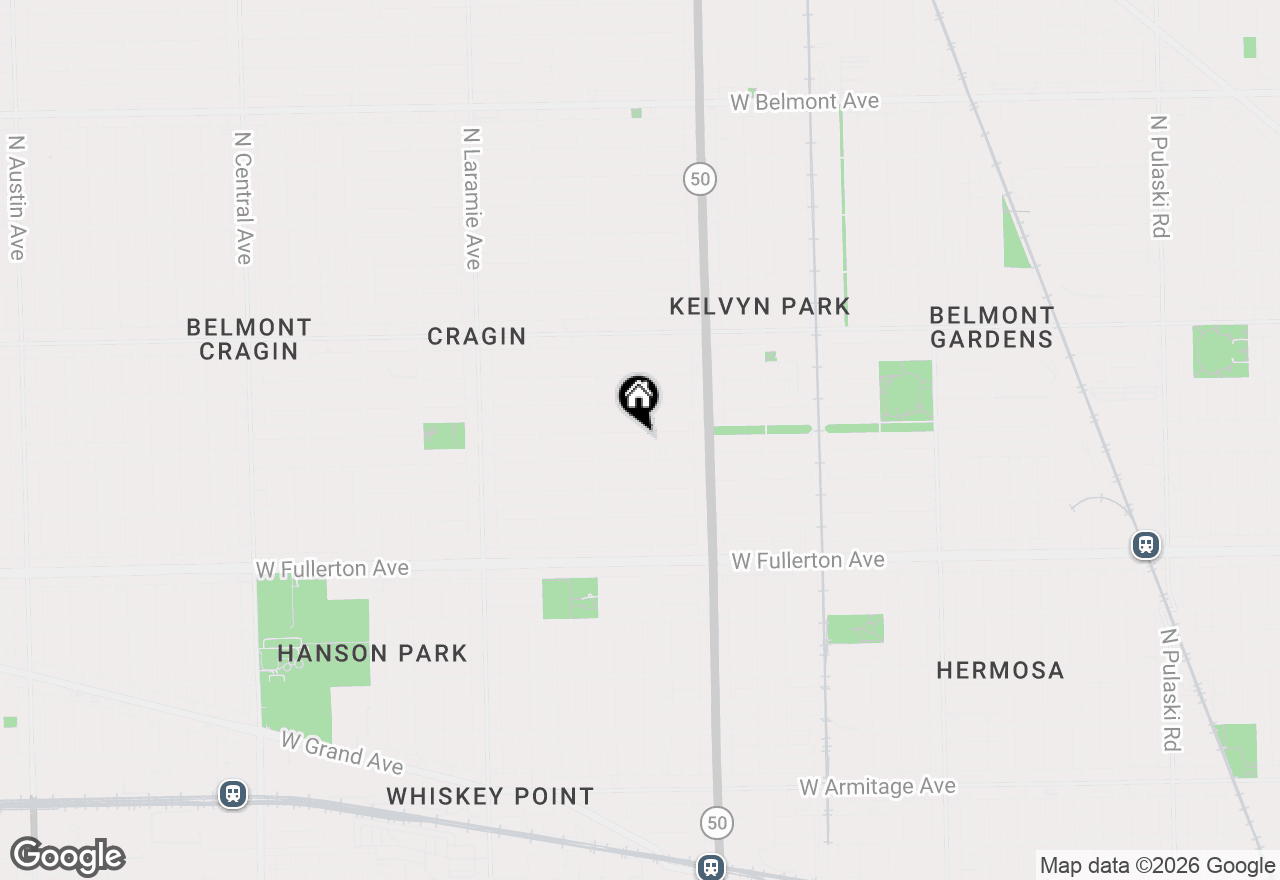 Map of 4912 W Wrightwood Avenue, Chicago, IL 60639