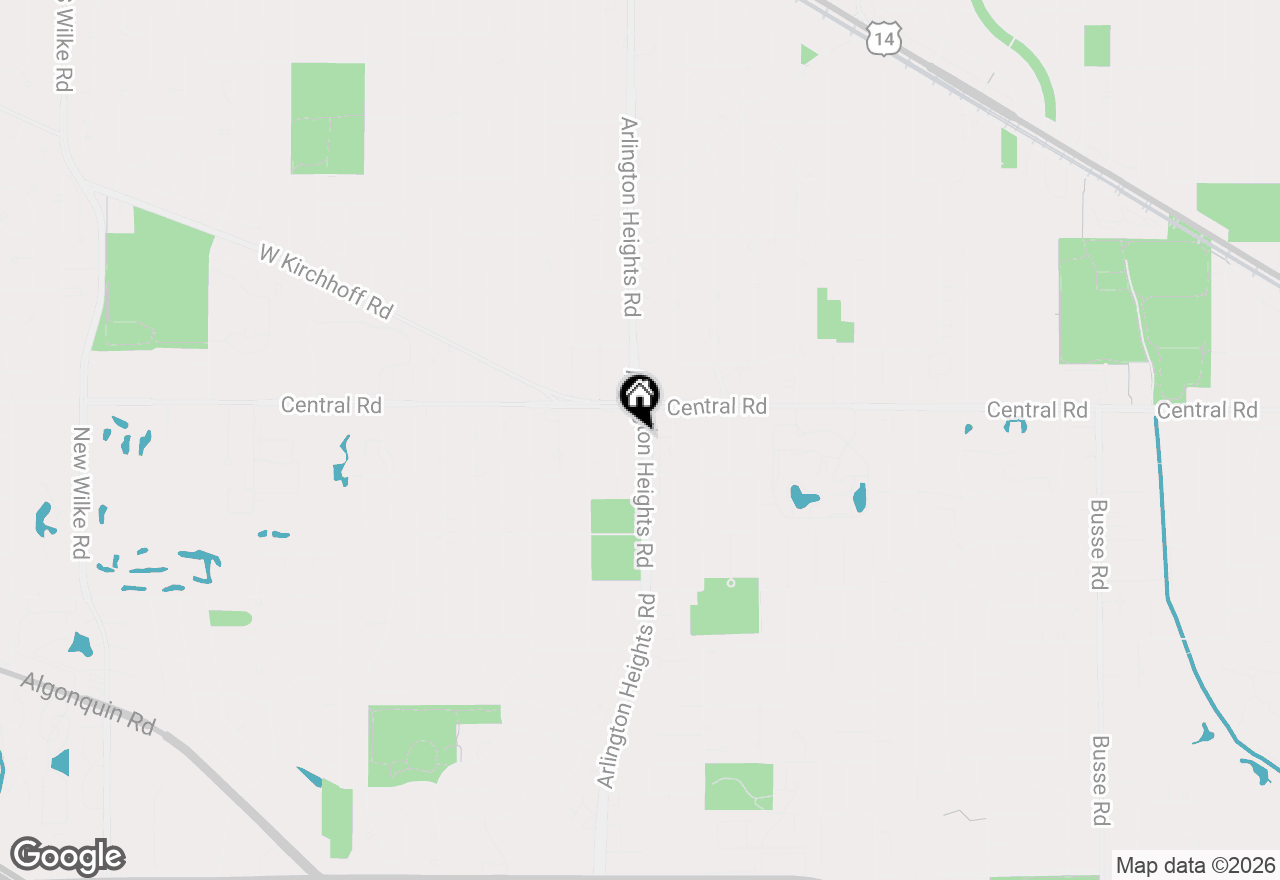 Map of 1020 S Arlington Heights Road #1STNW, Arlington Heights, IL 60005