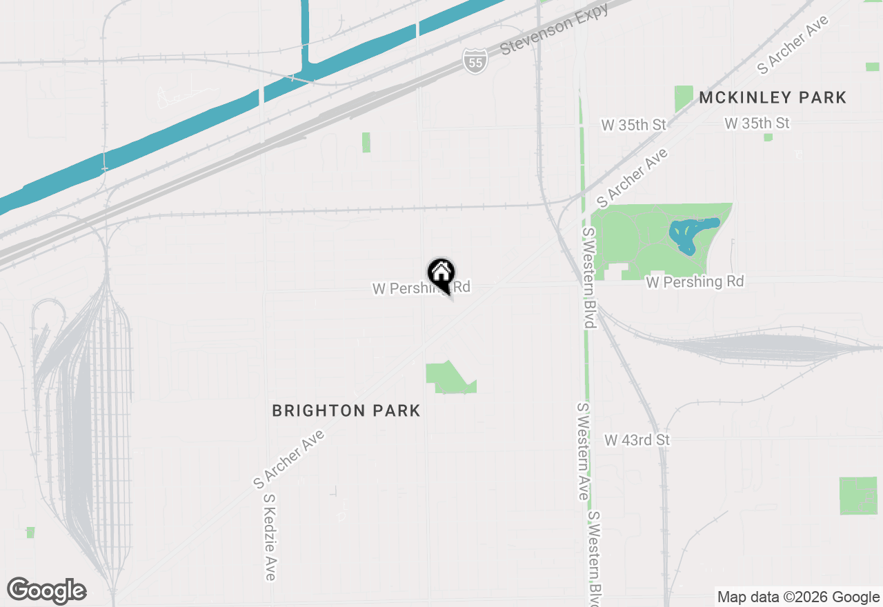 Map of 2728 W 39th Place, Chicago, IL 60632