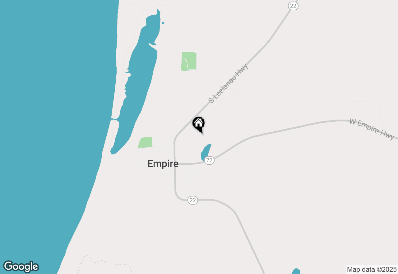 Map of 11512 S Crescent Drive, Empire, MI 49630