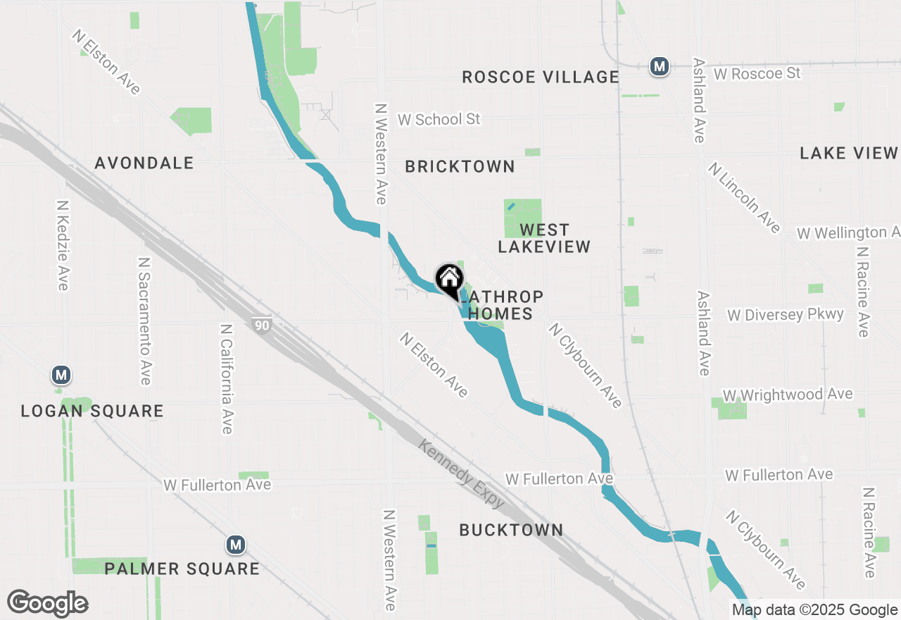Map of 2222 W Diversey Avenue #402, Chicago, IL 60647