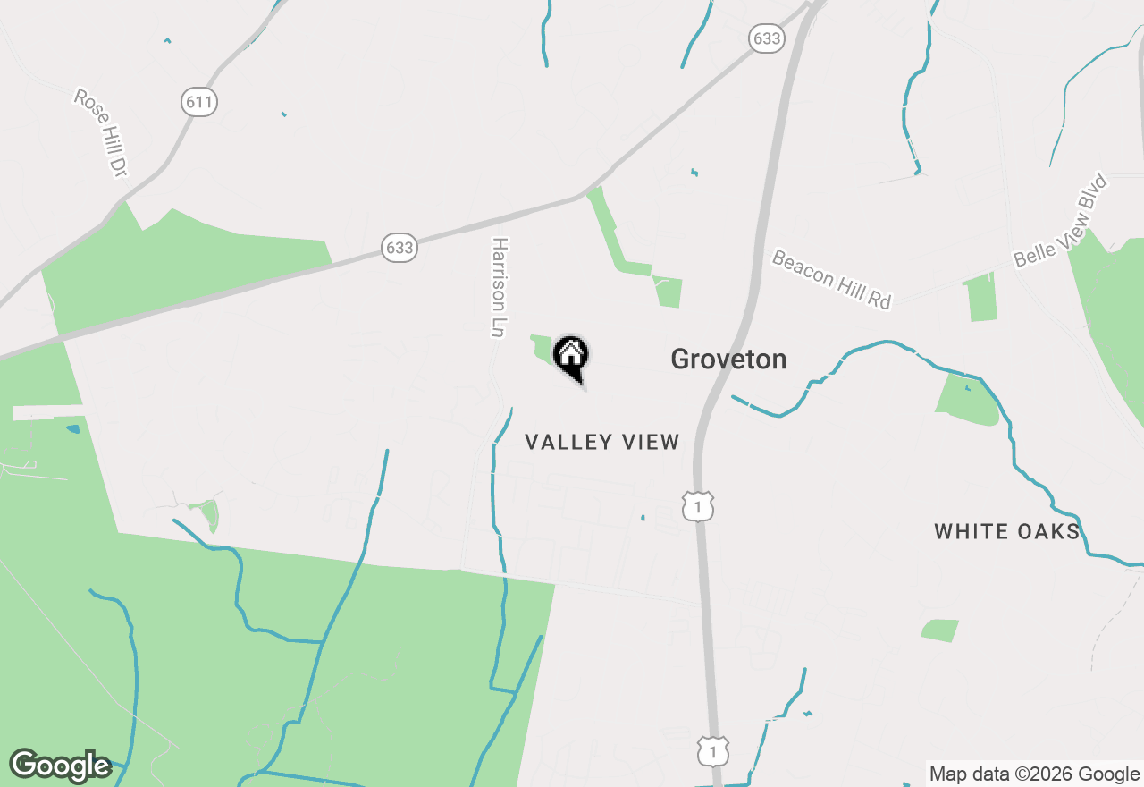 Map of 7004 Grove Road, Alexandria, VA 22306