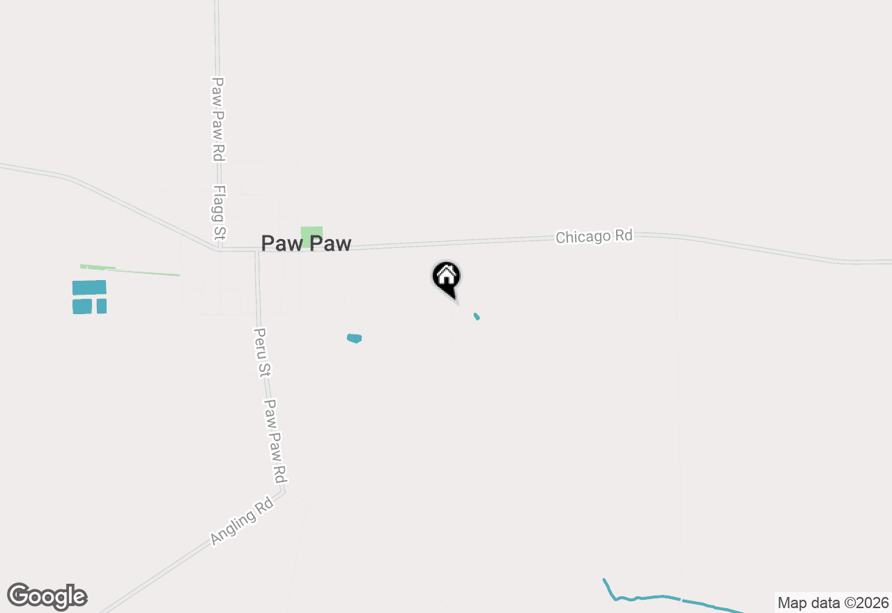 Map of 210 Wabansi Trail, Paw Paw, IL 61353