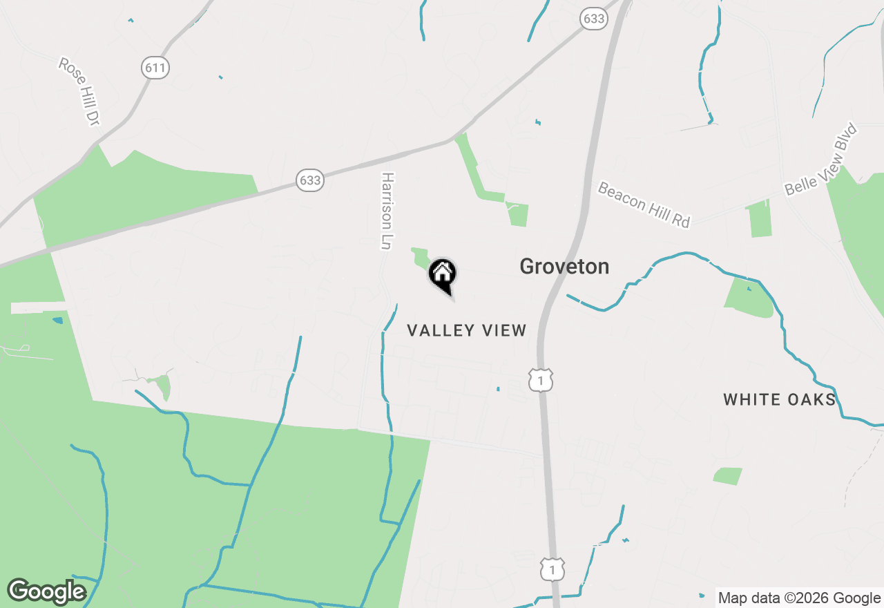 Map of 7007 Grove Road, Alexandria, VA 22306