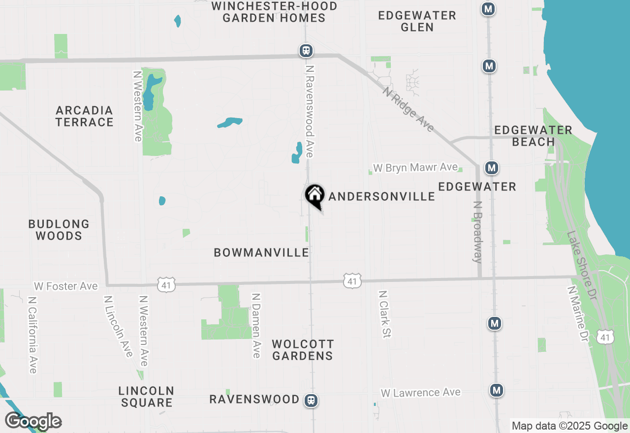Map of 5419 N Ravenswood Avenue #2, Chicago, IL 60640