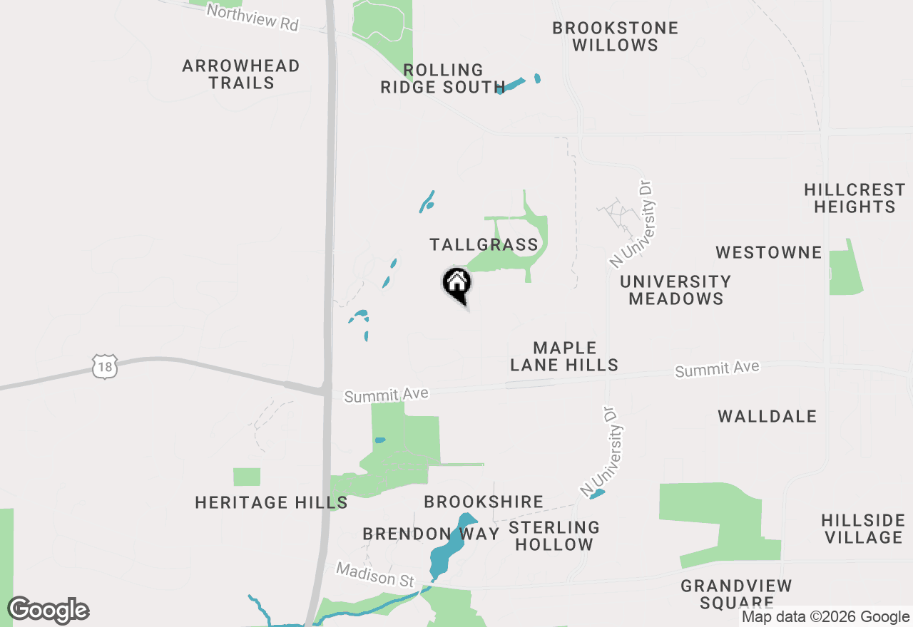 Map of 3273 Cranberry Cir, Waukesha, WI 53189