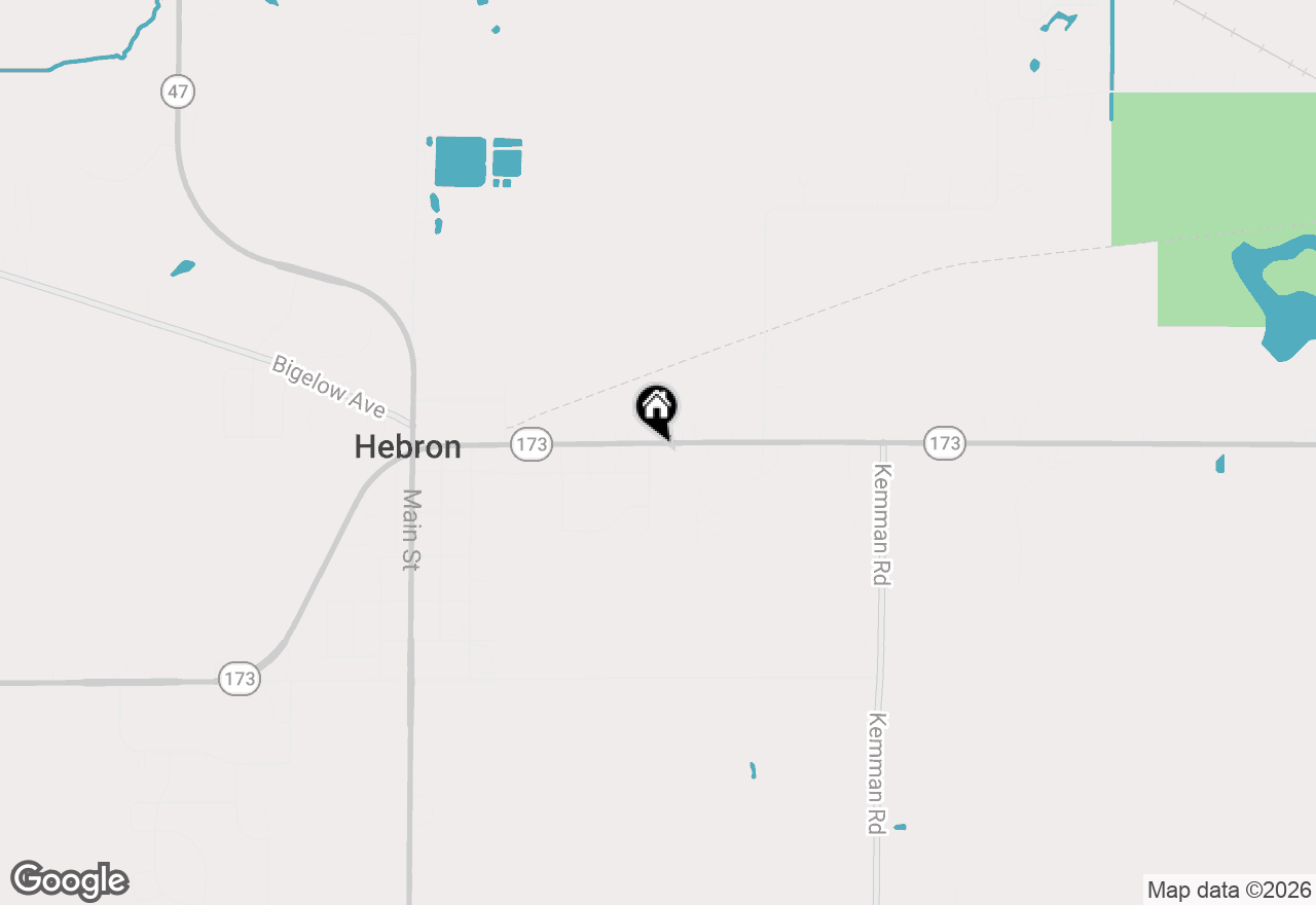 Map of 10002 Woodland Drive, Hebron, IL 60034