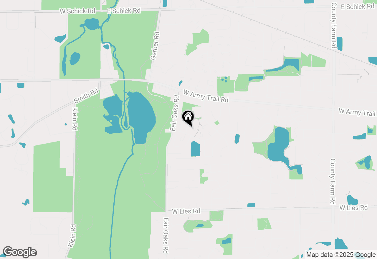 Map of 1410 Georgetown Drive, Carol Stream, IL 60188