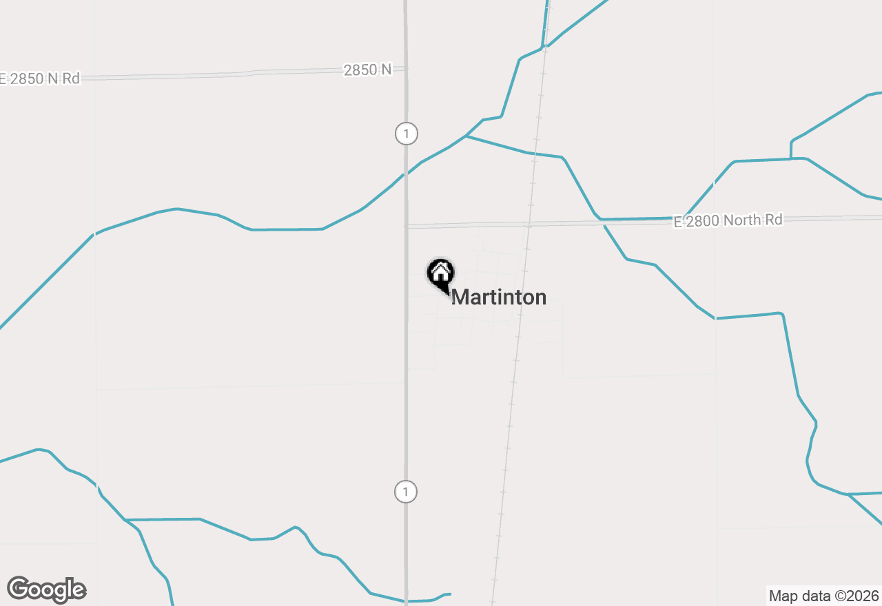 Map of 231 W Main Street, Martinton, IL 60951