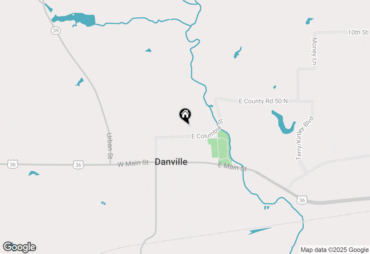Map of 324 N Tennessee Street, Danville, IN 46122
