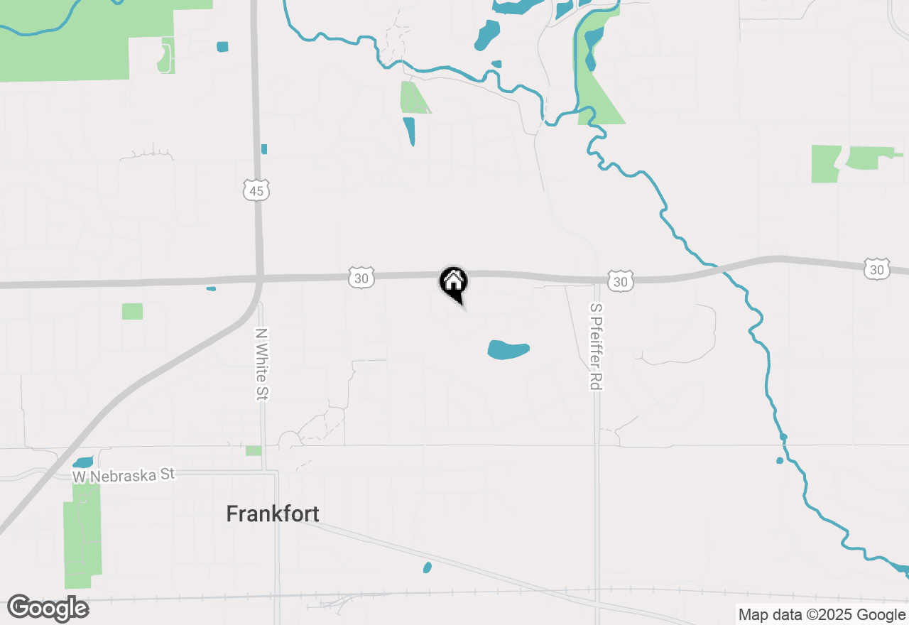 Map of 21173 Raintree Court, Frankfort, IL 60423