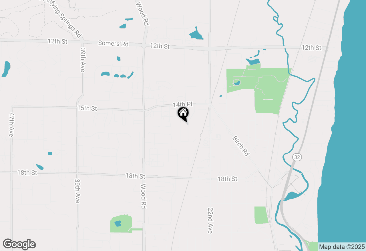 Map of 1545 25th Ave, Kenosha, WI 53140