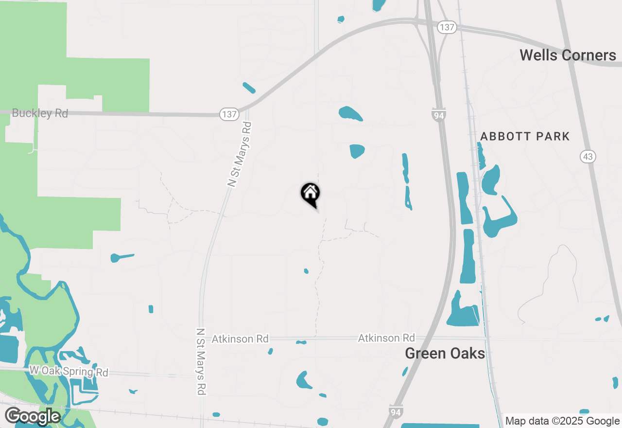 Map of 1831 Belmont Drive, Green Oaks, IL 60048