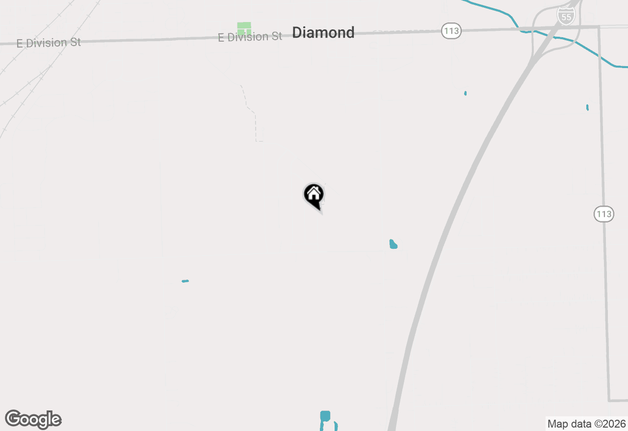 Map of 1070 S Farmstone Drive, Diamond, IL 60416