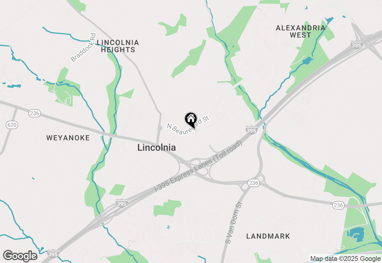 Map of 301 N Beauregard Street #1606, Alexandria, VA 22312