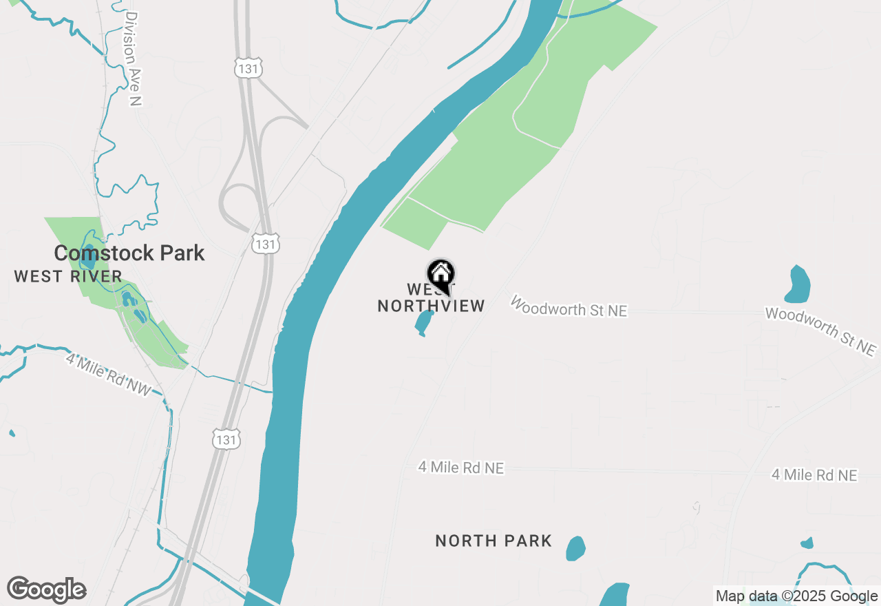 Map of 4005 Filkins Drive Ne, Grand Rapids, MI 49525