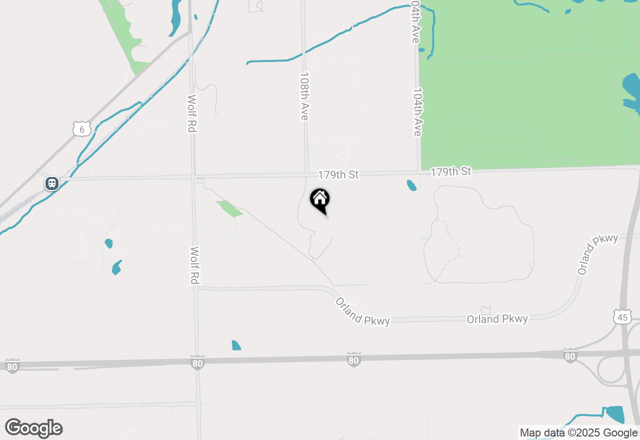 Map of 18028 Esther Drive, Orland Park, IL 60467