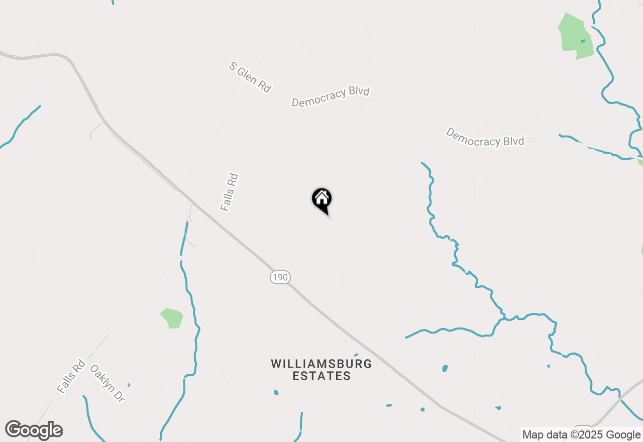 Map of 9912 Conestoga Way, Potomac, MD 20854