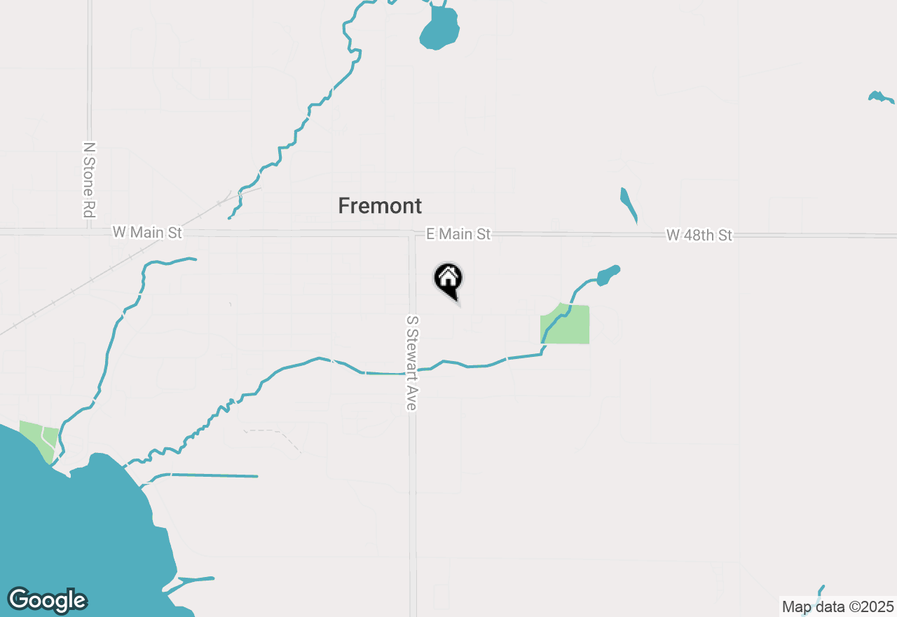 Map of 337 E Pine Street, Fremont, MI 49412