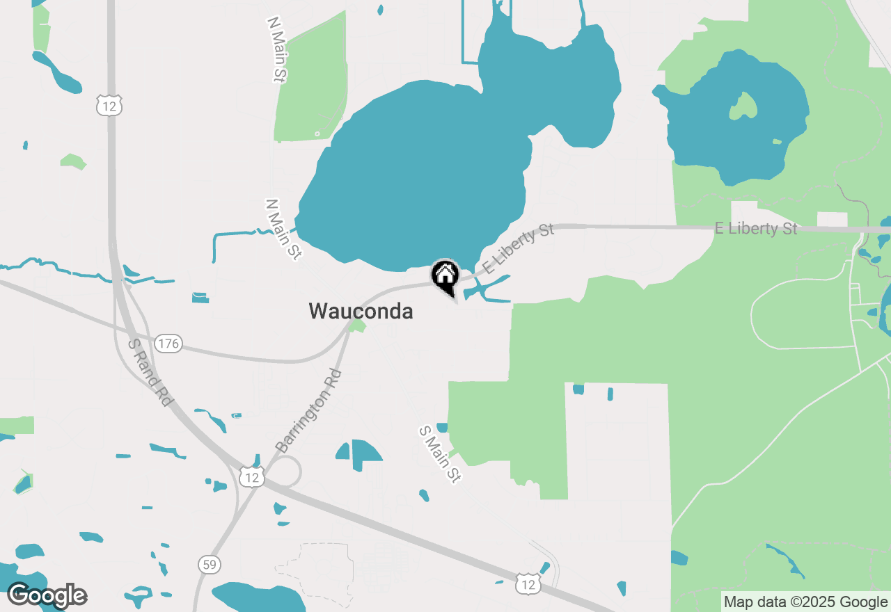 Map of 417 Kimball Avenue, Wauconda, IL 60084