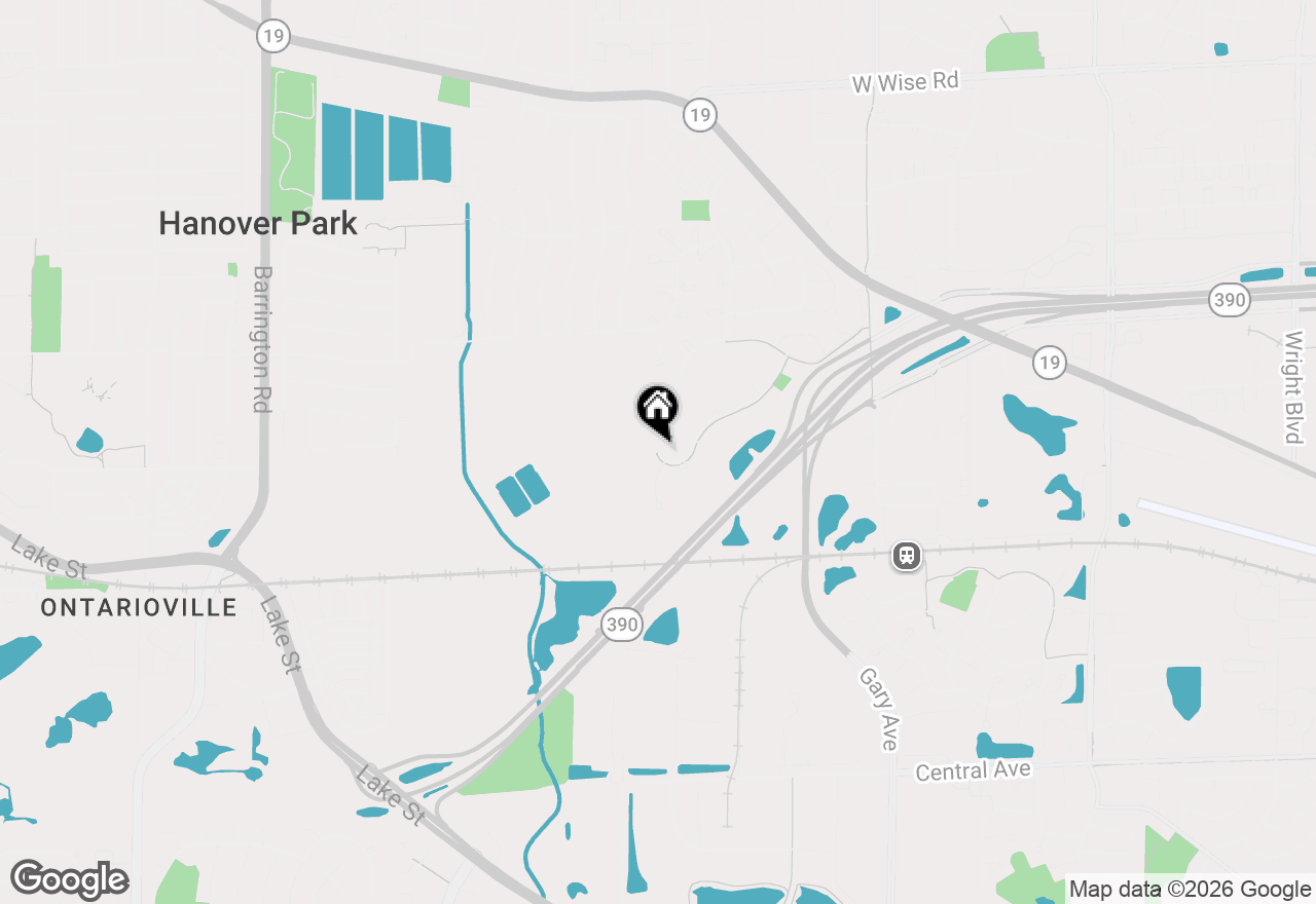 Map of 1660 Grove Avenue #B, Schaumburg, IL 60193