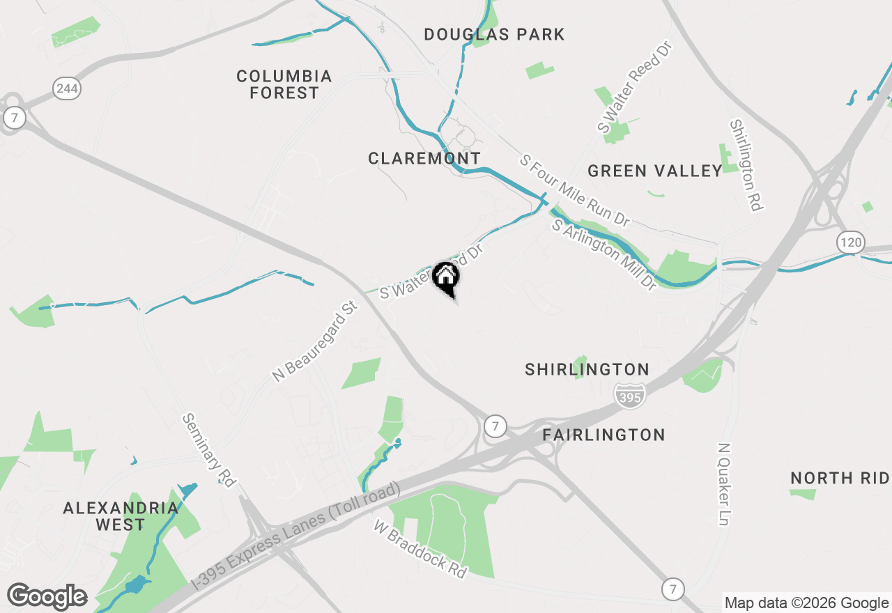 Map of 4838 28th Street S #C1, Arlington, VA 22206