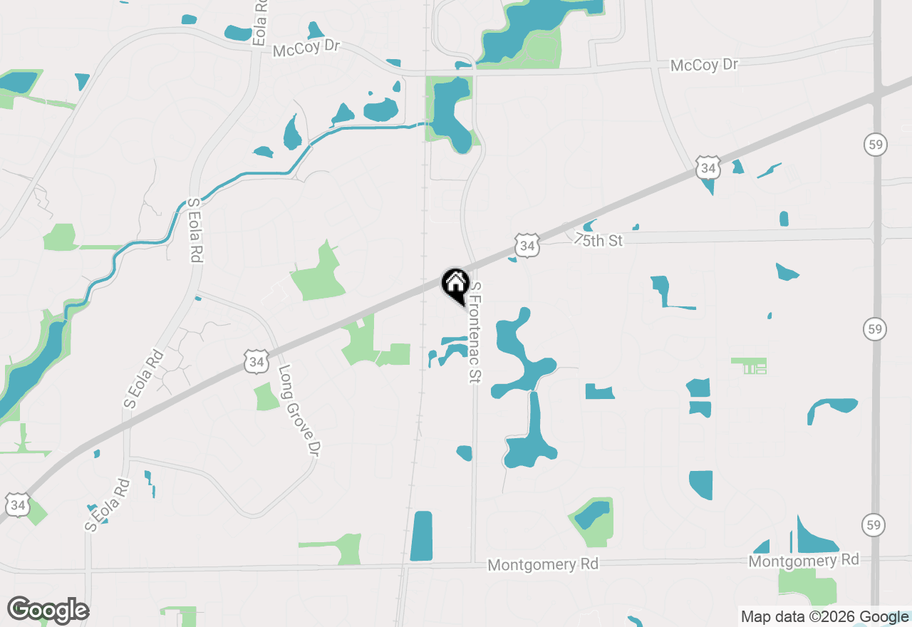 Map of 3472 Ravinia Circle #3472, Aurora, IL 60504