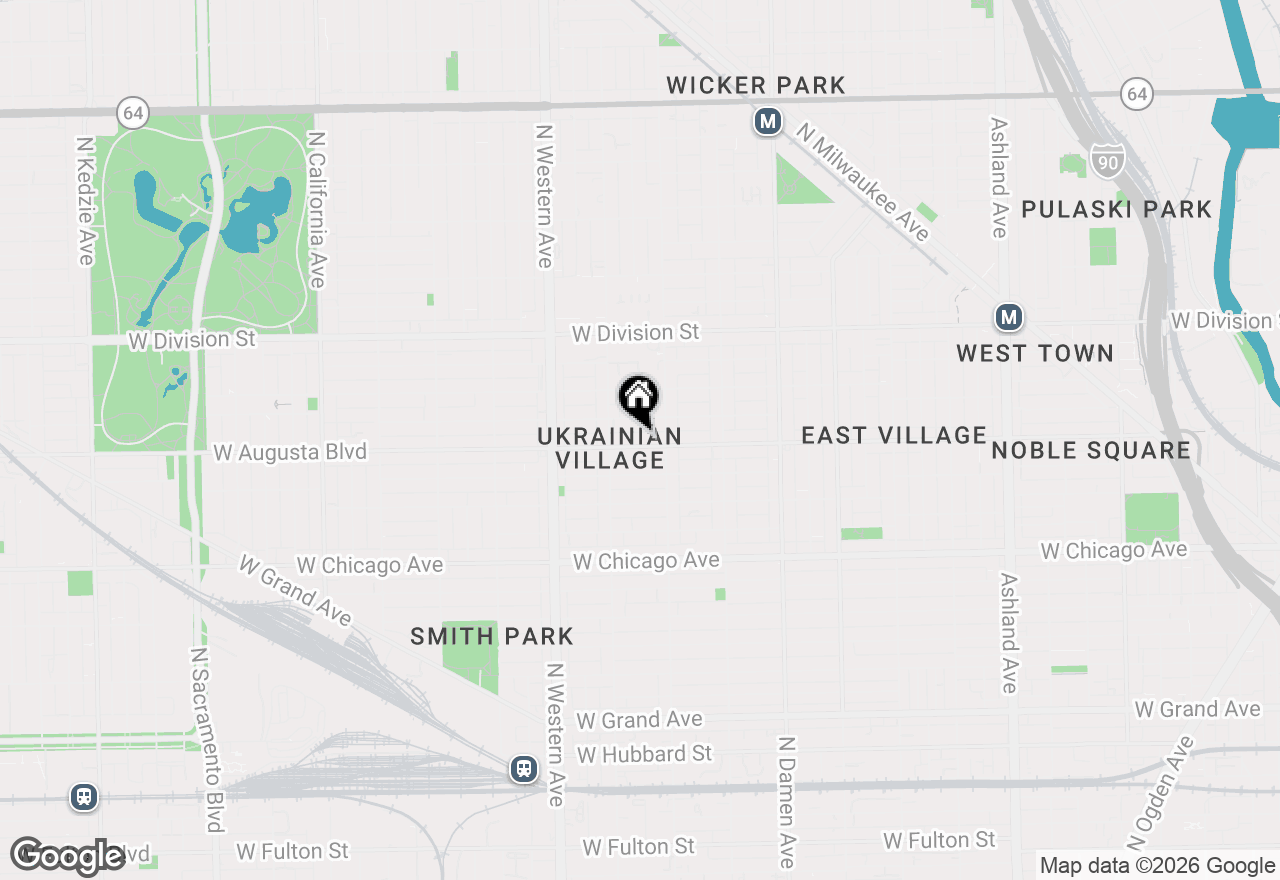 Map of 2228 W Augusta Boulevard, Chicago, IL 60622