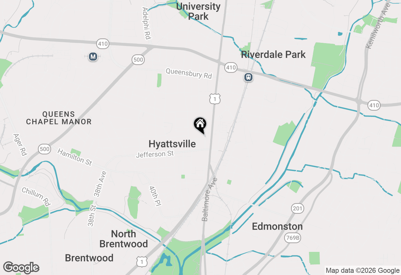 Map of 5610 Lustine, Hyattsville, MD 20781
