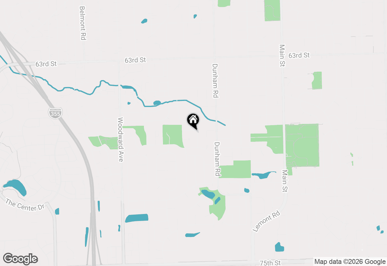 Map of 1511 Lexington Lane, Downers Grove, IL 60516