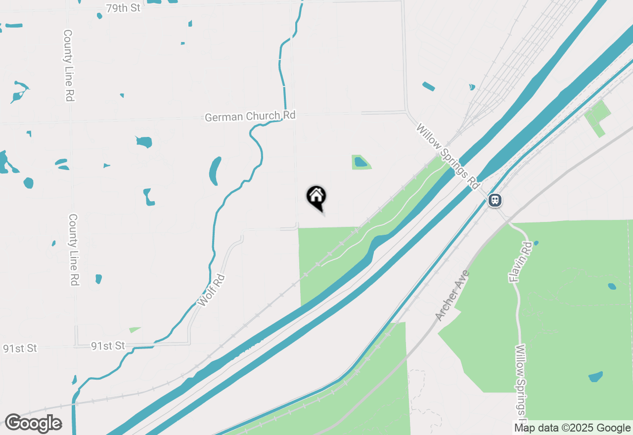 Map of 11111 Doogan Avenue, Willow Springs, IL 60480