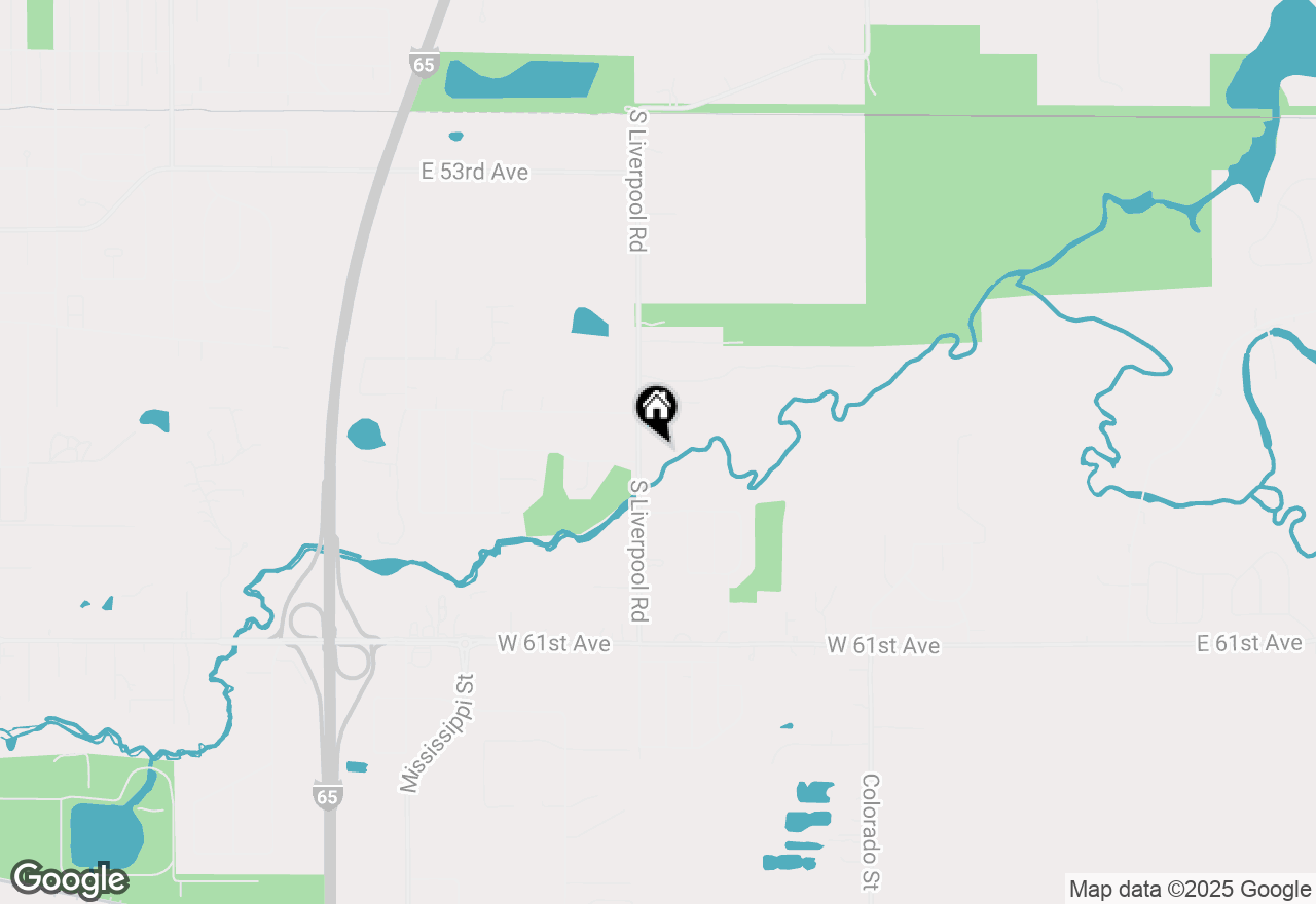 Map of 6325 Liverpool Road, Lake Station, IN 46405