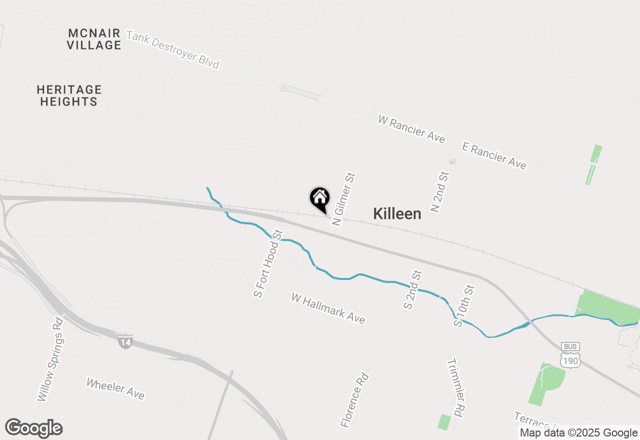 Map of 49 Happy Street, Killeen, TX 76541