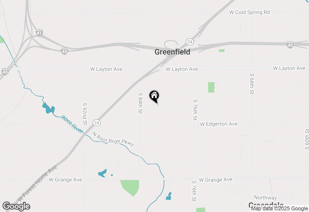 Map of 4962 S 82nd St, Greenfield, WI 53220