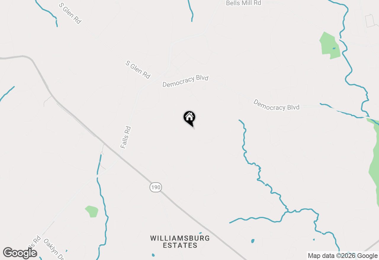 Map of 10100 Iron Gate Road, Potomac, MD 20854