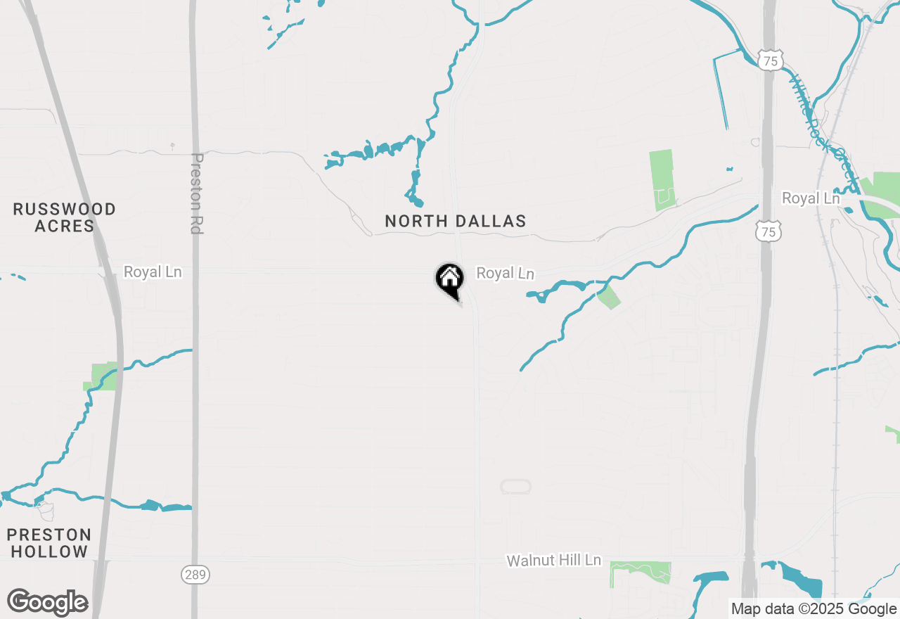 Map of 6807 Orchid Lane, Dallas, TX 75230