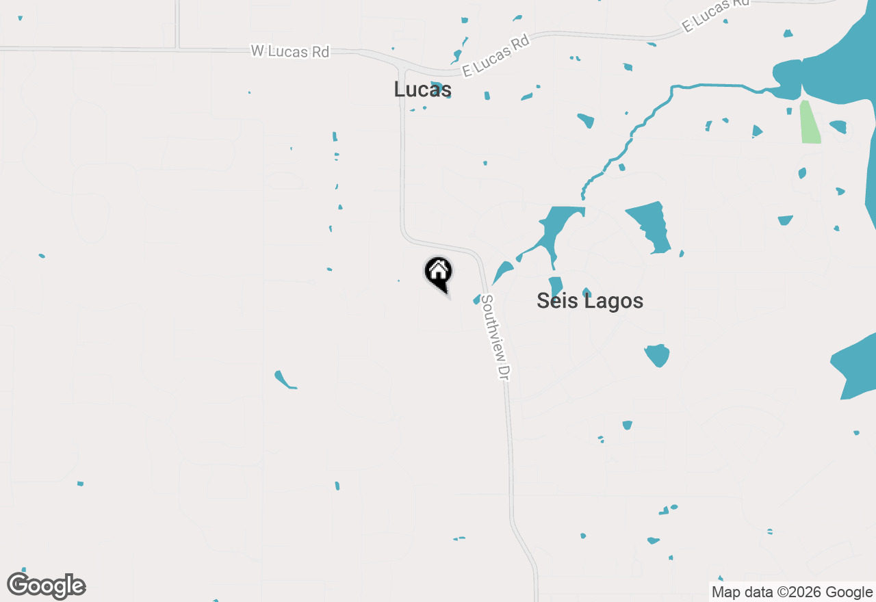 Map of 755 Kenwood Trail, Lucas, TX 75002