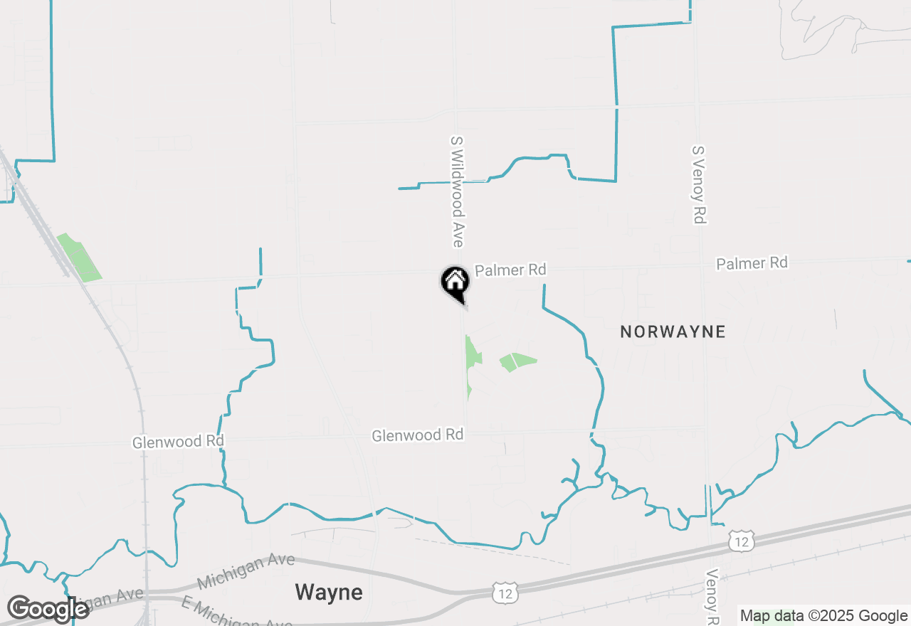 Map of 1842 Ackley Avenue, Westland, MI 48186